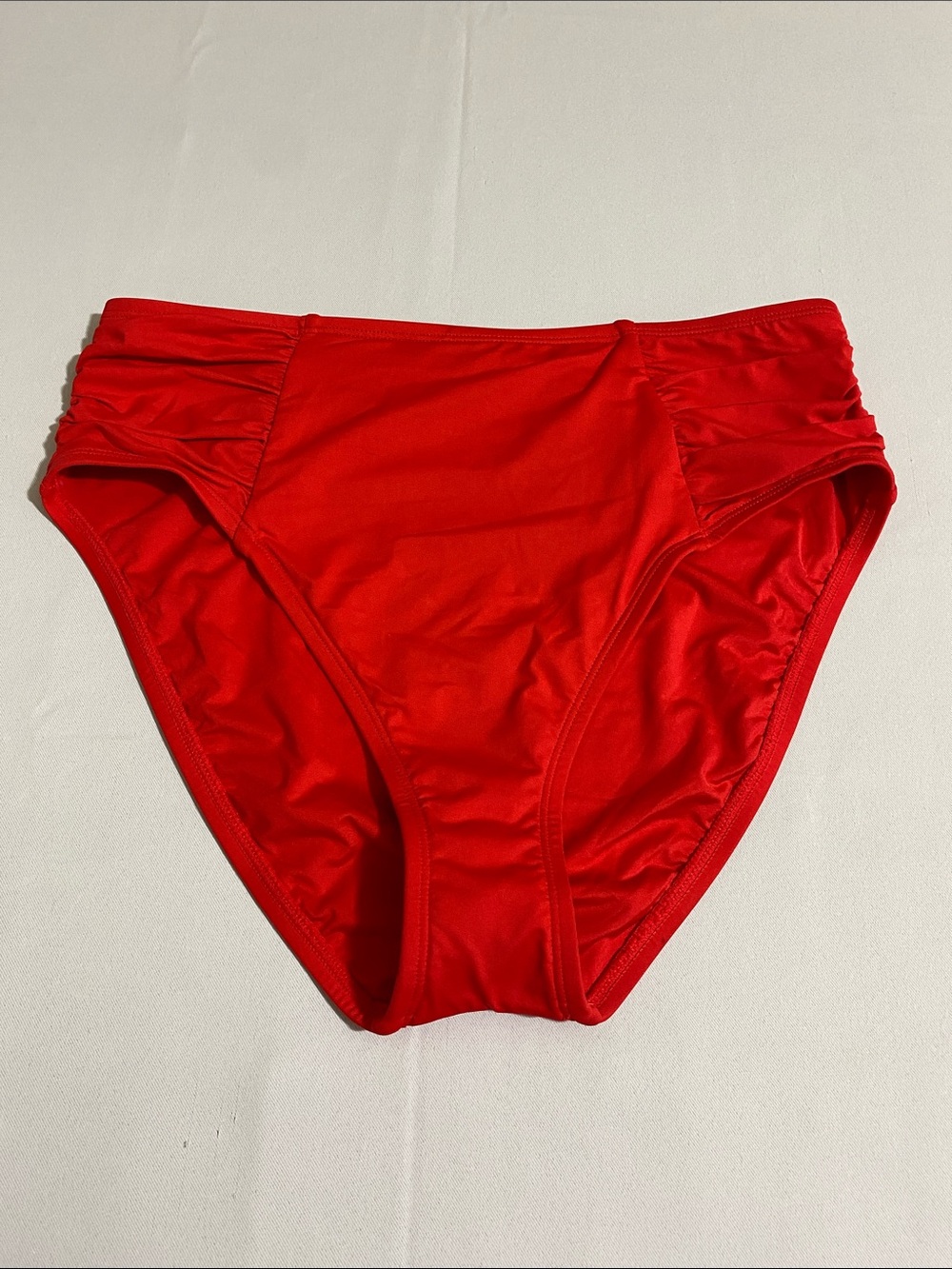 LA BLANCA High-waist Bikini Bottom w Tummy Control & UPF 50+ Size 8